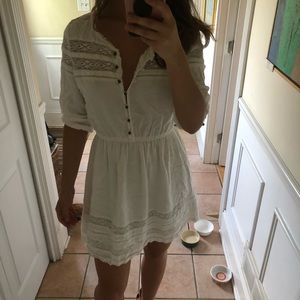 Forever21 White boho dress